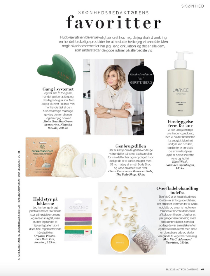 Lavinde Copenhagen parfumefri håndsæbe i Alt For Damerne Magazine
